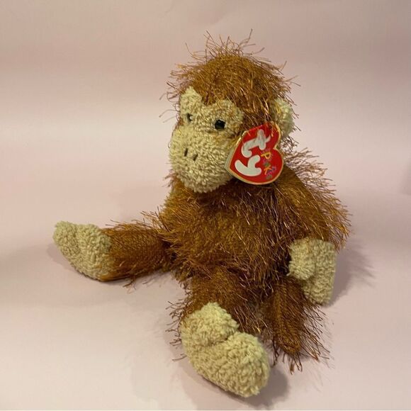 Vintage 2002 TY Punkies “Zig-Zag” the Monkey 9” Excellent Used Condition NWT - Picture 6 of 9